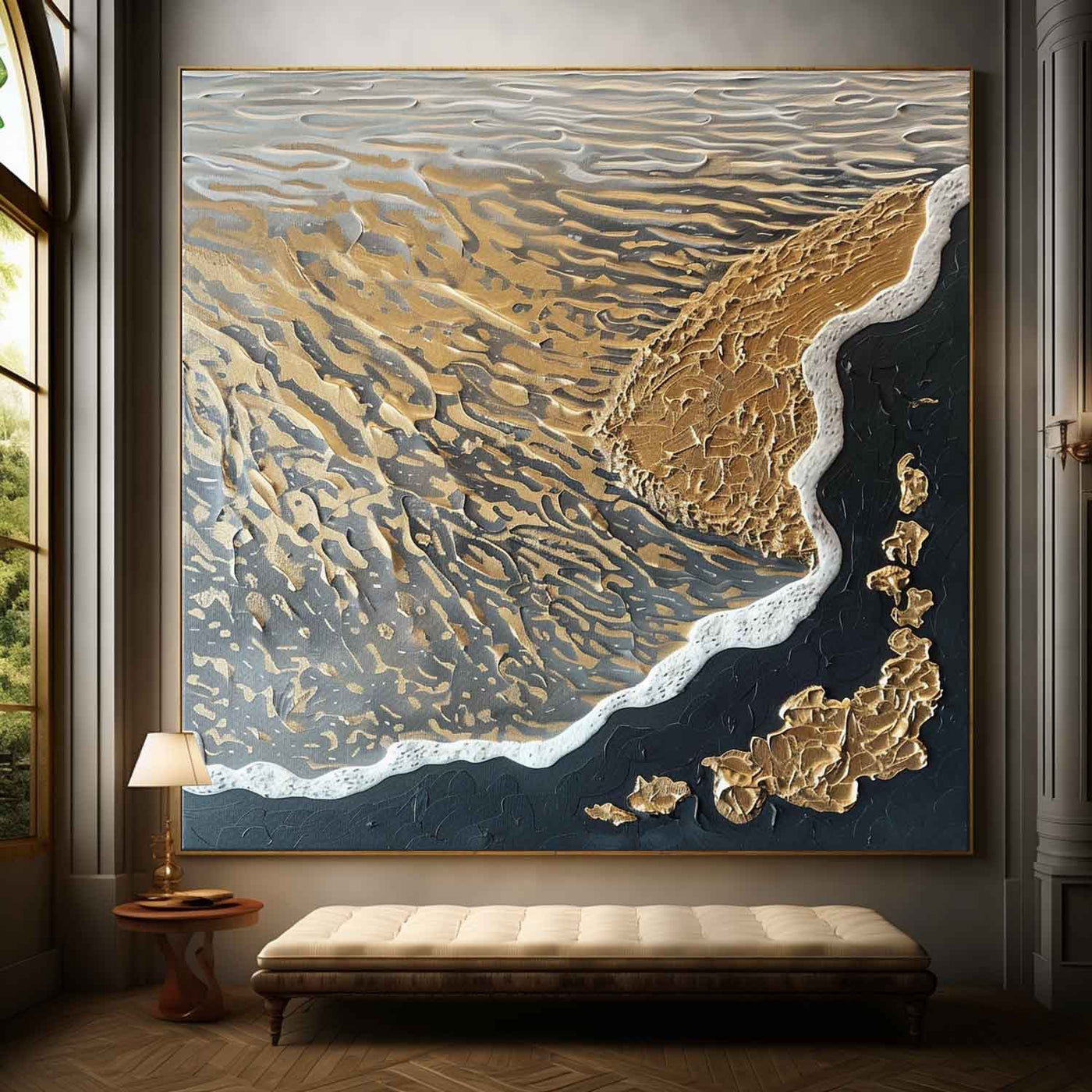 Plaster Art Texture Painting #SG285