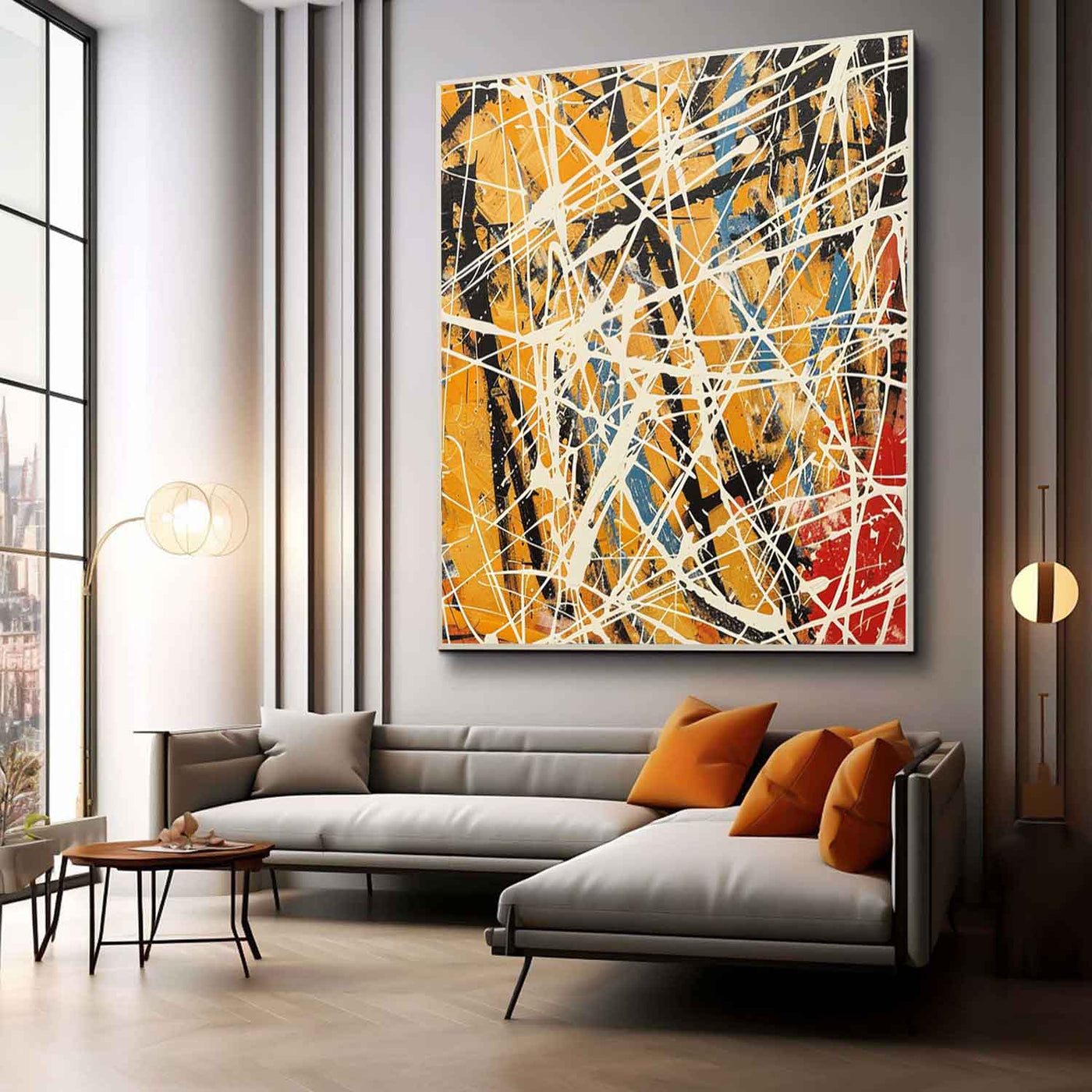 Abstract Expressionist Art #AEA046