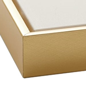 Stretch + Gold Frame